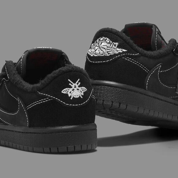 Nike Air Jordan 1 Retro Low Black Phantom Travis Scott  DO5442-001 PreSchool 11C - Picture 12 of 16